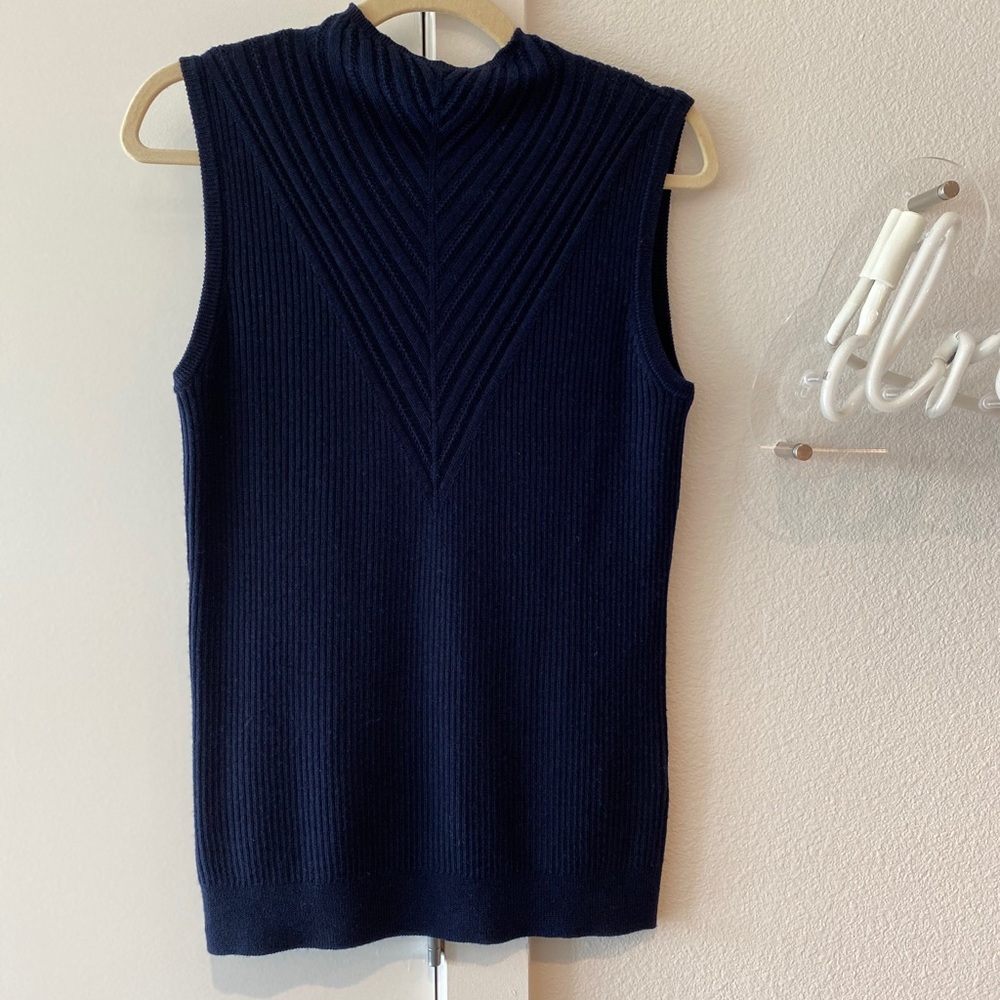 Elie Tahari- Natalia sweater - navy - M